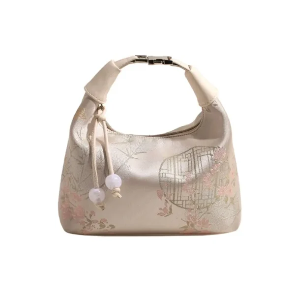 Chinese Embroidered Canvas Tote Bag