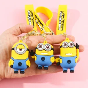 Cute Minions Keychain Bag Charm Pendant