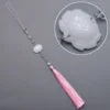 Chinese Jade Lotus Tassel Hanfu Waist Pendant