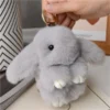 Rabbit Fur Bag Charm Pendant