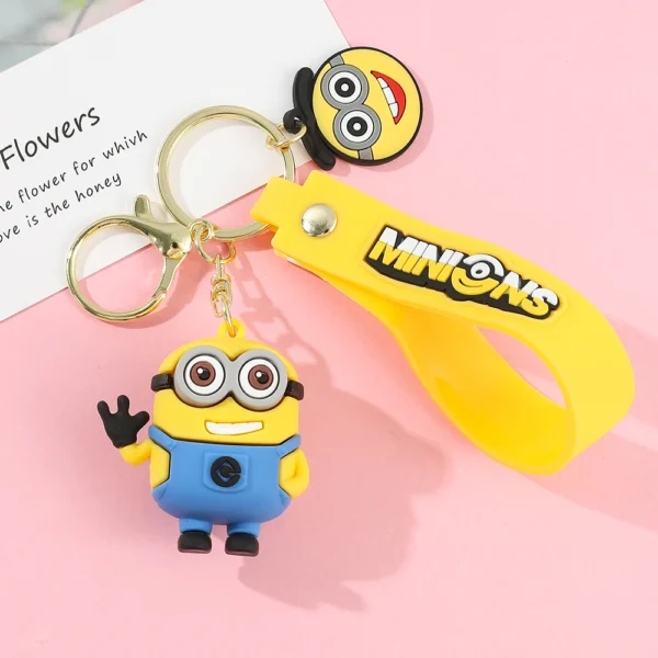 Cute Minions Keychain Bag Charm Pendant