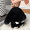 Rabbit Fur Bag Charm Pendant